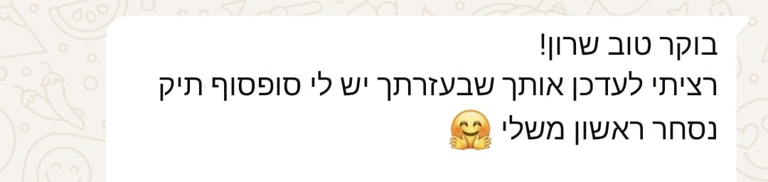 המלצת בוגר 13